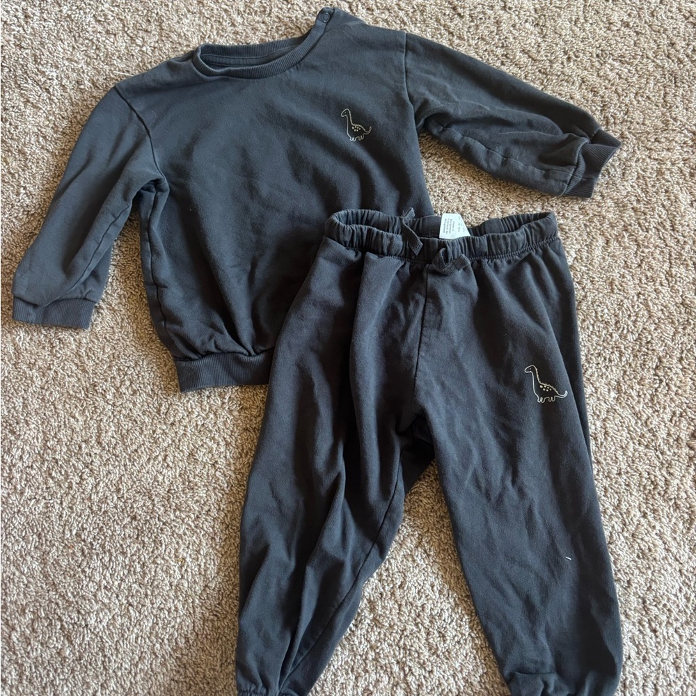 H&M Black Jogger Sweatpants Comfortable Cotton Blend